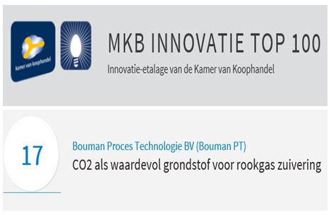 Hoge ranking voor innovatie van Bouman